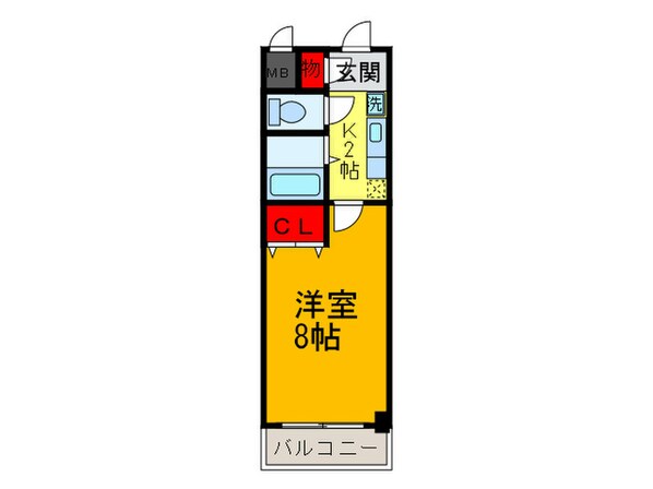 ユニティーハウスの物件間取画像